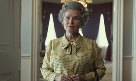  Imelda Staunton as Queen Elizabeth in the Netflix series The Crown. 