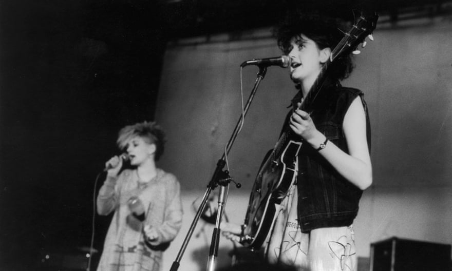 Tracey Thorn in her first band, the Marine Girls.