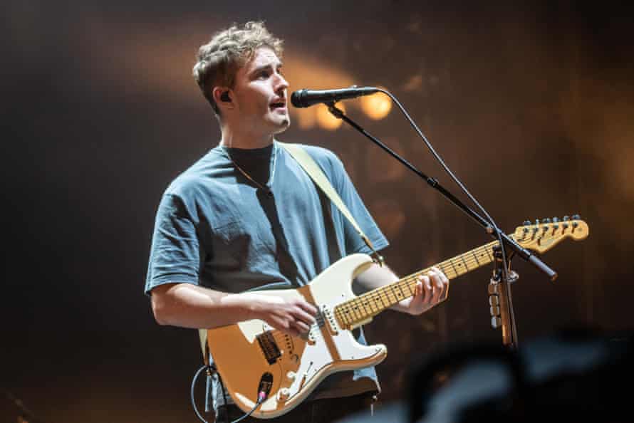 Sam Fender, who is nominated for three Brit awards.