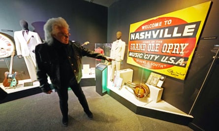 ‘I think music engages with pretty much all who hear us.’ … Stuart at the Two Mississippi Museums exhibition, The World of Marty Stuart.