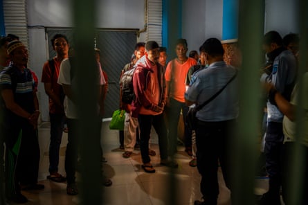Prisoners in the Maesa Detention Centre, Palu, Central Sulawesi.