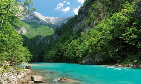 The section of the Tara river in Montenegro that would be affected by dams on the Drina.