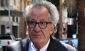 Australian actor Geoffrey Rush outside the federal court in Sydney last November.