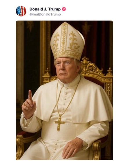 Donald Trump as the Pope