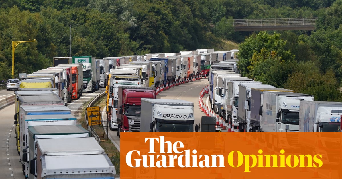 There is one man to blame for the lorries backed up in Dover: Boris Johnson