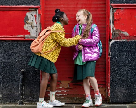 Le’Shantey Bonsu as Ama and Liana Turner as Fiona in Girl.
