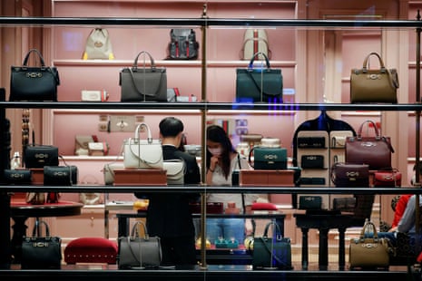 A luxury shop in a department store in Seoul, South Korea, this month