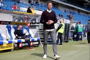Julian Nagelsmann before the game against Hertha.