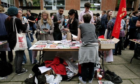 First year students at freshers’ week, University of Sussex, Brighton