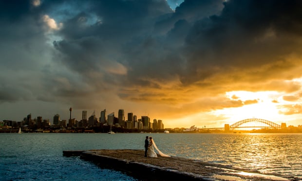 Sam Yeldham’s photo of a couple getting married in Sydney has been a viral sensation.