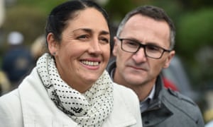 The Greens candidate for Batman, Alex Bhathal, and the Greens leader, Richard Di Natale