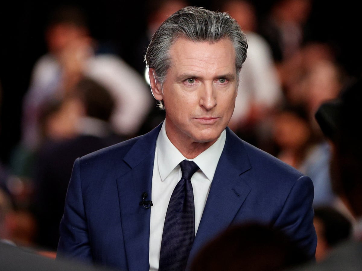 Waiting in the wings': as Biden stumbles, Gavin Newsom's name is on everyone's lips | Gavin Newsom | The Guardian
