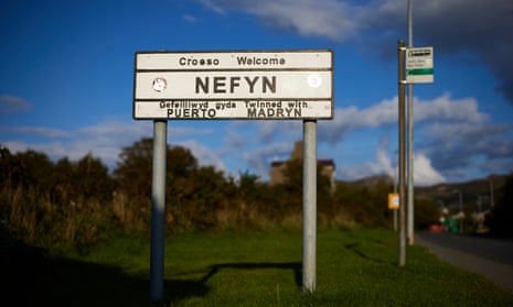 Nefyn in Gwynedd, which has a high proportion of second homes and holiday lets.