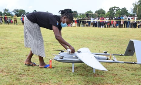 Gamechanger': Uganda launches drone delivering HIV drugs to remote islands | Global development | The Guardian Gamechanger': Uganda launches drone delivering HIV drugs to remote islands | Global development | The Guardian