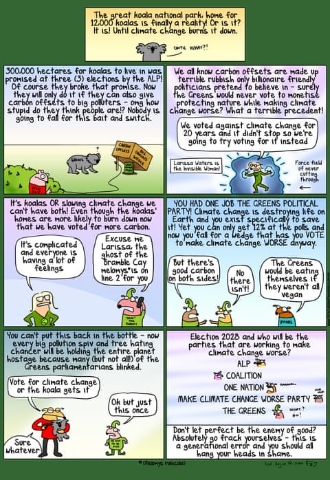 Greens For Climate Change, panel 1