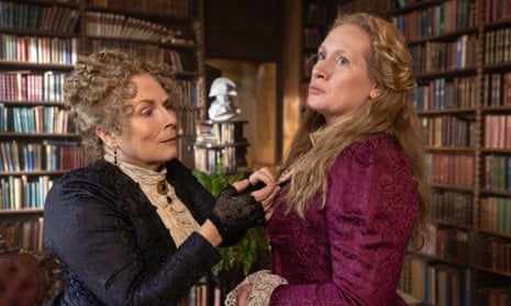 Spooky, scary … Jennifer Saunders as Lavinia and Martha Howe-Douglas as Lady Button in Ghosts. 