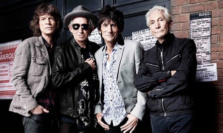 The Rolling Stones outside the Marquee Club, London, in 2012. From left: Mick Jagger, Keith Richards, Ronnie Wood and Charlie Watts.
