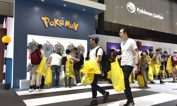 Energy and colour … the 2022 Pokémon World Championships in London.