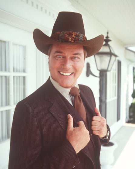 Larry Hagman as John Ross ‘JR’ Ewing Jr in Dallas.