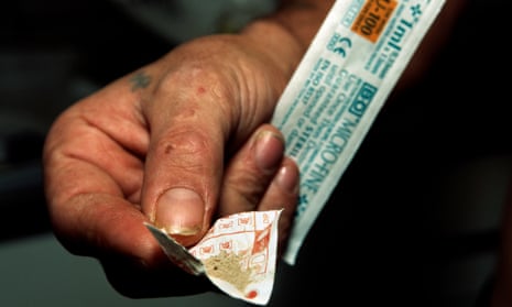 Heroin in a lottery slip