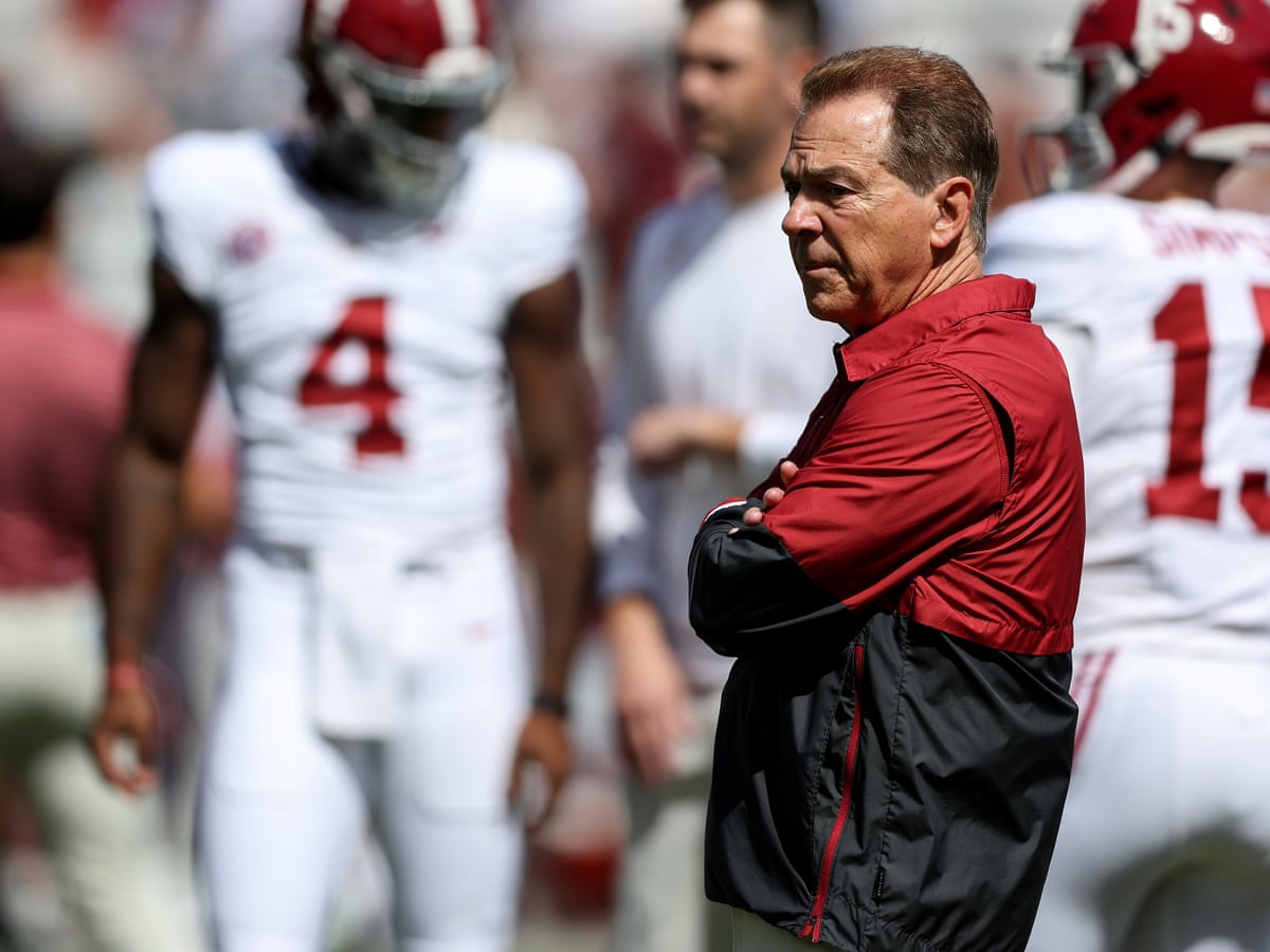 Nick Saban, architect of Alabama football dynasty, announces retirement | College  football | The Guardian