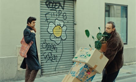 Love triangle … Whishaw with Franz Rogowski in the 2023 film Passages.