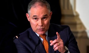 Environmental Protection Agency administrator Scott Pruitt.