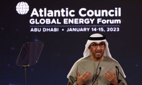 United Arab Emirates' minister of state and CEO of the Abu Dhabi National Oil Company (ADNOC), Sultan al-Jaber.