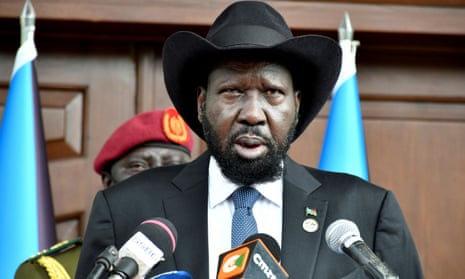South Sudan’s president Salva Kiir.