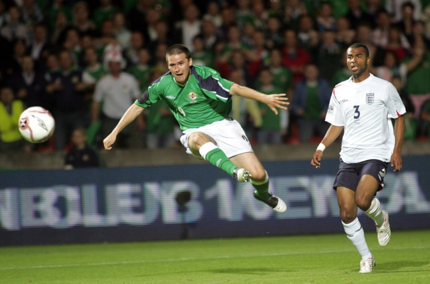 David Healy scored for Northern Ireland as they beat England at Windsor Park in 2005