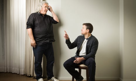 Paul Greengrass and Matt Damon photographed in London last week by Pal Hansen for the Observer New Review.
