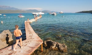Oblatno beach, near Kotor.