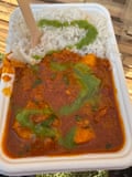Goan fish curry at Glastonbury