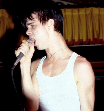 Nick Cave performs with the Birthday Party at the Tivoli hotel in Adelaide in 1981