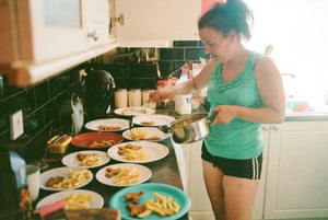 Emma (Mark’s partner) at home in Darwen, 2018