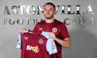 Aston Villa fans group attacks 'cynical' shirt sponsorship deal with betting firm