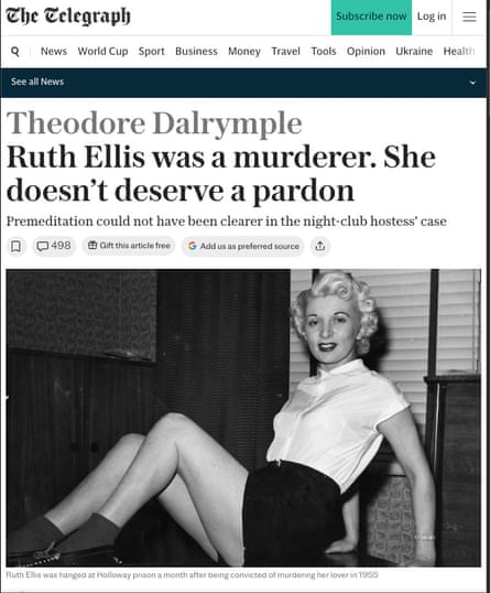 Ruth Ellis was a murderer