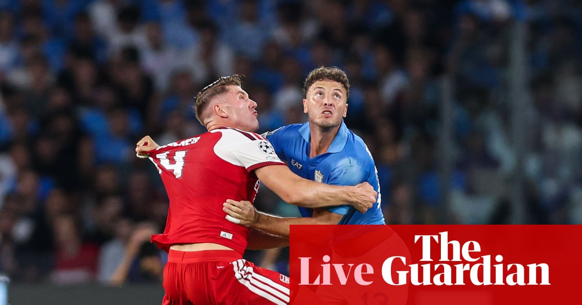 Napoli v Arsenal: Champions League – live