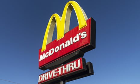 A McDonald's sign at Yallambie in Melbourne, Australia
