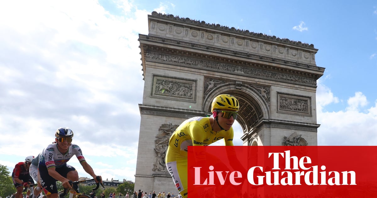 Tour de France 2026: final stage to Paris Champs-Élysées – live