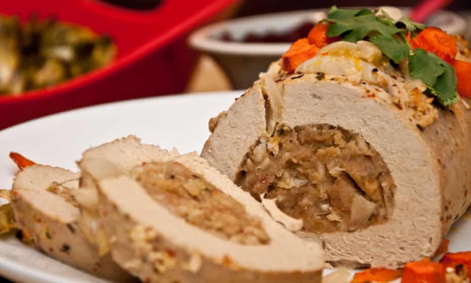 Tofu turkey, the new face of Christmas dinner.