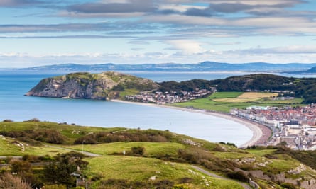 A view over North Shore beach from Great Orme
