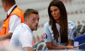 Jamie Vardy with wife, Rebekah