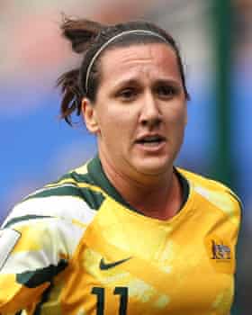 Lisa De Vanna of Australia in action during the 2019 Women’s World Cup group game against Italy.