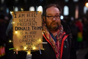 A man outside Downing Street
