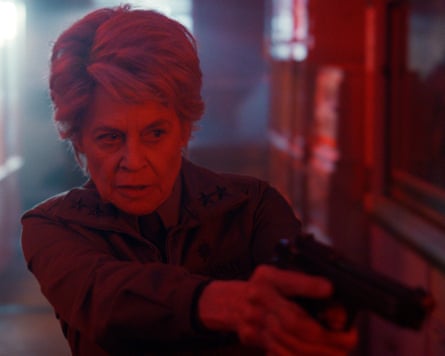 Linda Hamilton as Dr Kay in season five of Stranger Things.