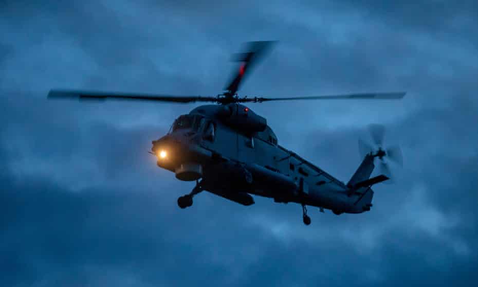 A New Zealand military helicopter. A defence ministry report warns of greater insecurity in the Pacific.