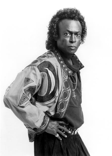 Miles Davis, photographed in the early 1980s.