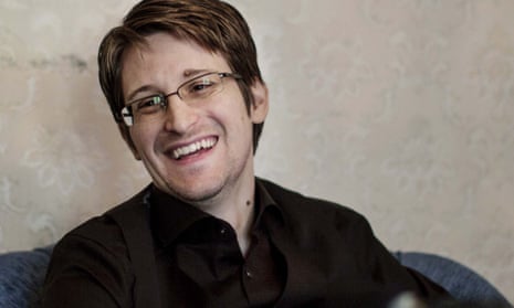 Edward Snowden is interviewed