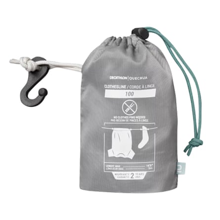 Decathlon Quechua camping washing line